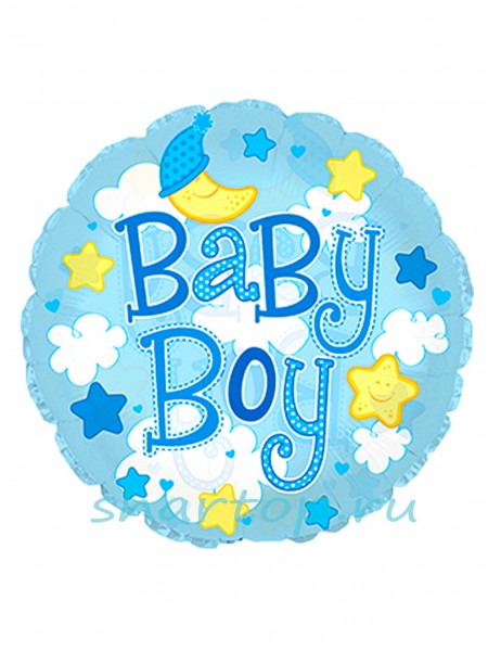 Фольгированный шар "Baby Boy"