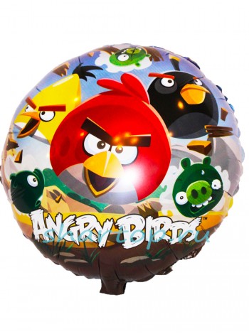 Фольгированный шар "Angry Birds" / Злые птицы
