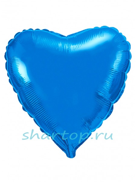 Фольгированное Сердце "Синее" 
