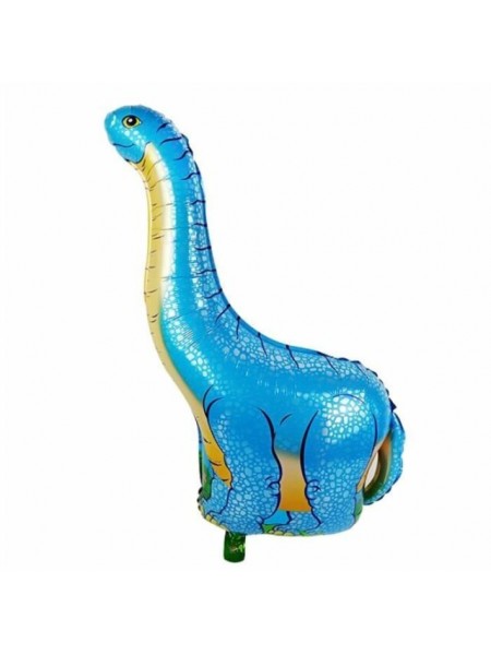 Фольгированный шар с гелием "Динозавр Диплодок" 109 см