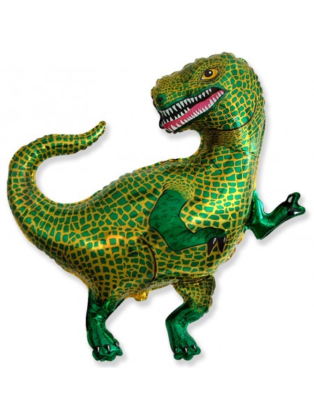 Шар Фигура Динозавр (Тиранозавр) 94 см Зеленый