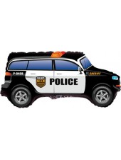 Фольгированный шар с гелием "Полицейская машина" 84 см